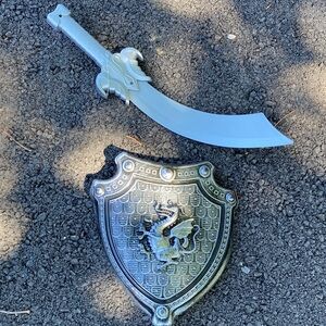 Silver Sword and Shield Set
